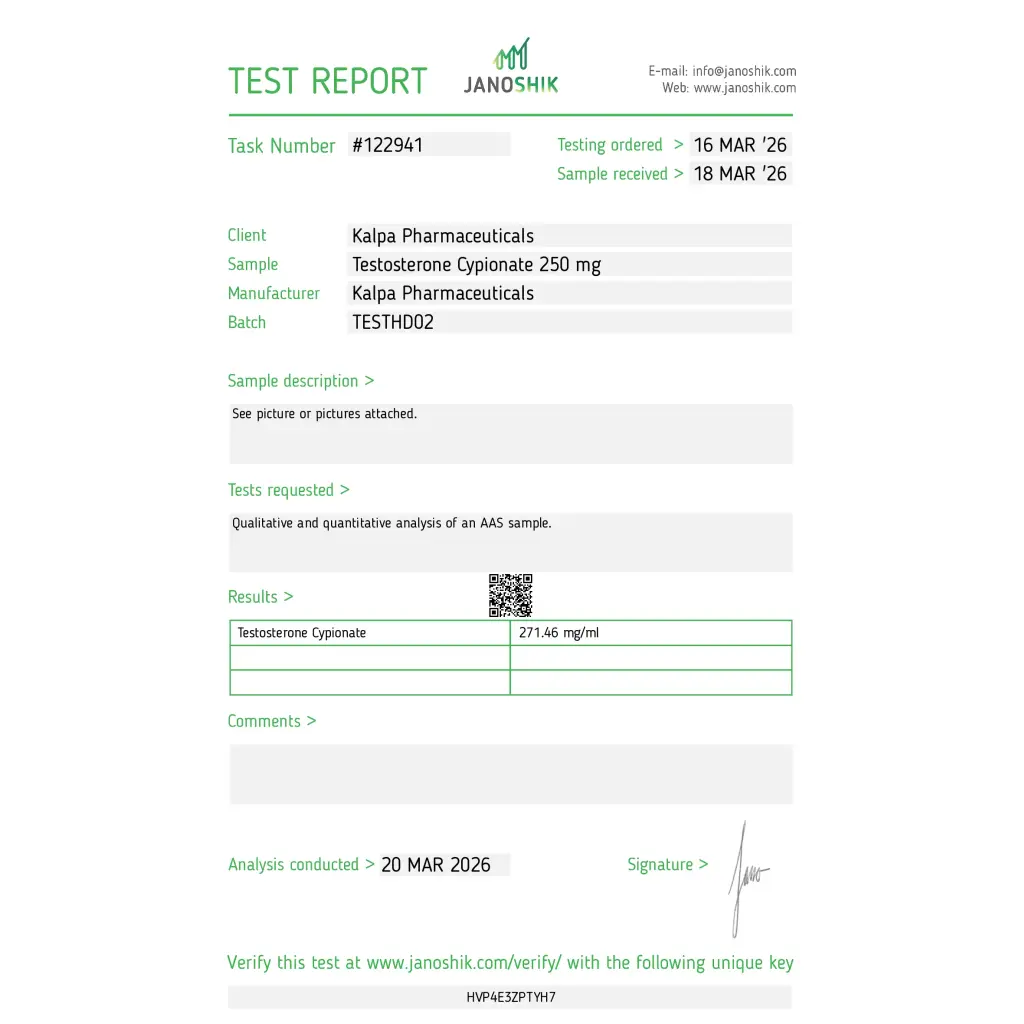 Testoxyl Cypionate 250